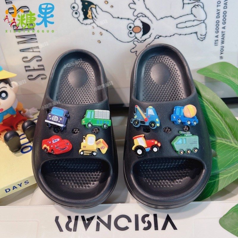 儿童夏天拖鞋室内男孩黑色t一字男轻便拖防滑童夏季夏天幼儿凉拖