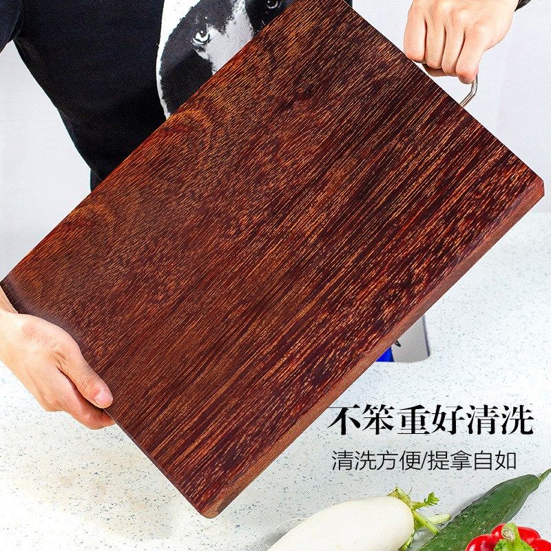 正宗铁木切菜板家用砧板防霉抗菌案板厨房用品揉面刀板实木面板H,橡塑材料及制品,PE板,淘宝优惠券,粉丝福利购,淘宝优惠卷