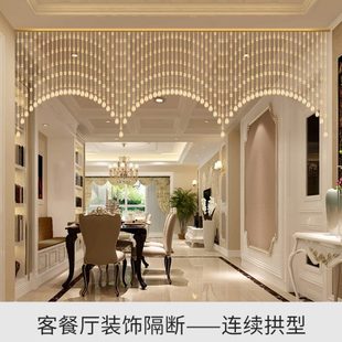 客厅玄关卫生间屏风餐厅葫芦门帘隔断吊帘免打孔 珠帘水晶帘子新款