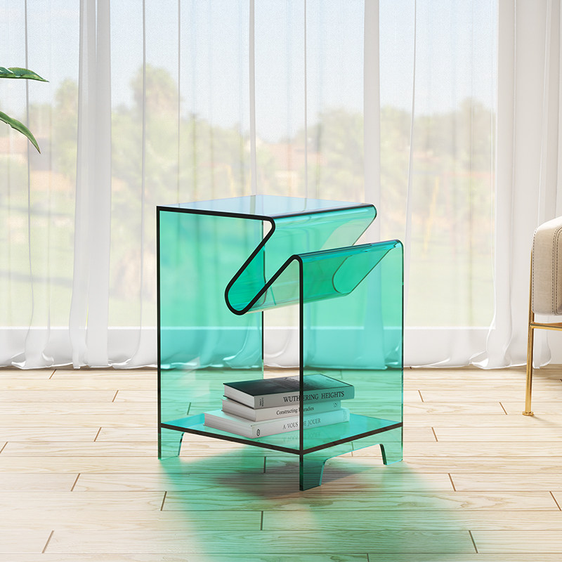 北欧创意边几客厅轻奢角几艺术亚克力透明茶几沙发边桌卧室床头柜,住宅家具,角几/边几,淘宝优惠券,粉丝福利购,淘宝优惠卷