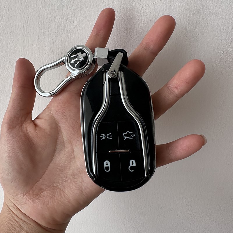 玛莎拉蒂车钥匙套levante莱万特总裁钥匙保护壳吉博力Ghibli扣包