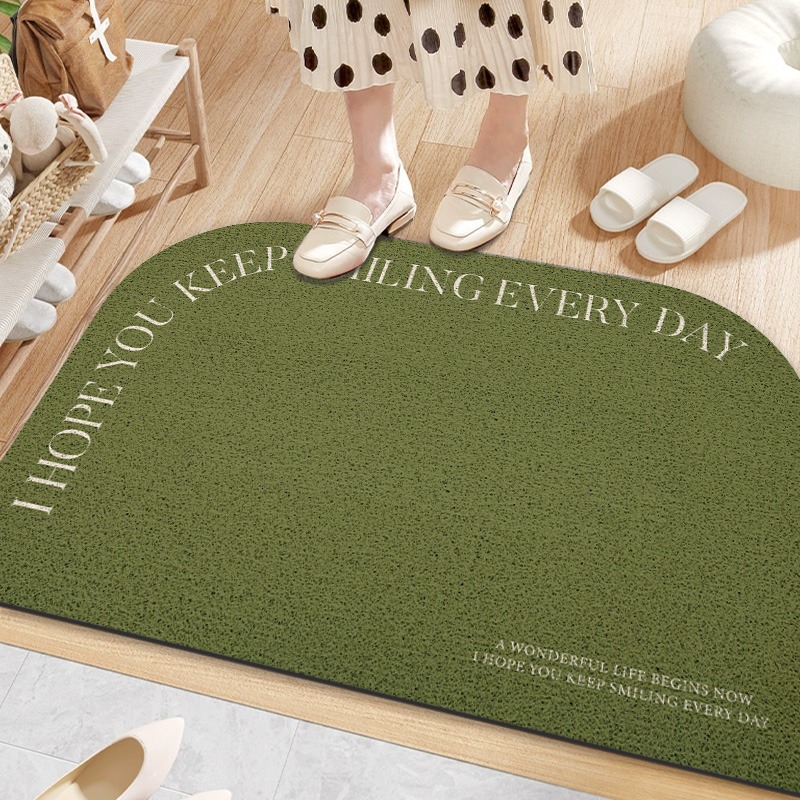 丝圈地垫入户门垫可裁剪玄关防滑除尘进大门口家用法式简约pvc
