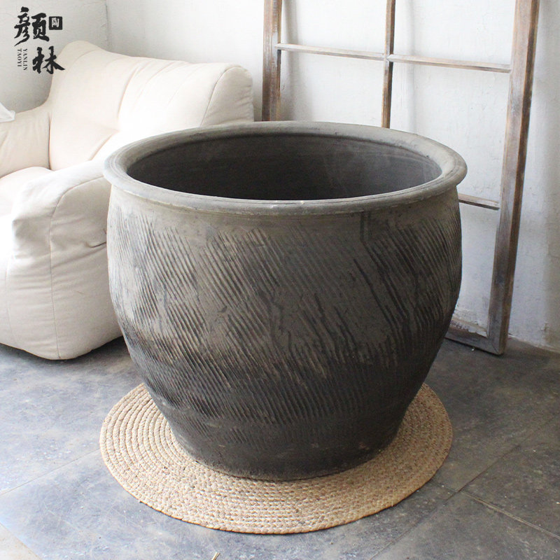 水缸庭院大缸陶缸土缸老缸旧缸民俗缸民宿装饰缸荷花缸陶盆大号缸,家居饰品,花盆,淘宝优惠券,粉丝福利购,淘宝优惠卷
