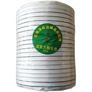 大棚压膜绳抗老化压膜带白色涤纶加厚耐磨压膜线压棚拉树枝绳子