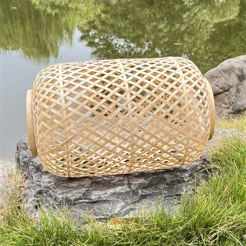 手工编织广告竹编小号大号灯笼复古风茶楼饭店火锅店灯罩吊灯,特色手工艺,竹编/竹雕,淘宝优惠券,粉丝福利购,淘宝优惠卷