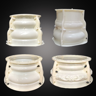 罗马柱圆柱模具柱脚模型底座柱头水泥制品加厚塑料别墅建筑模板