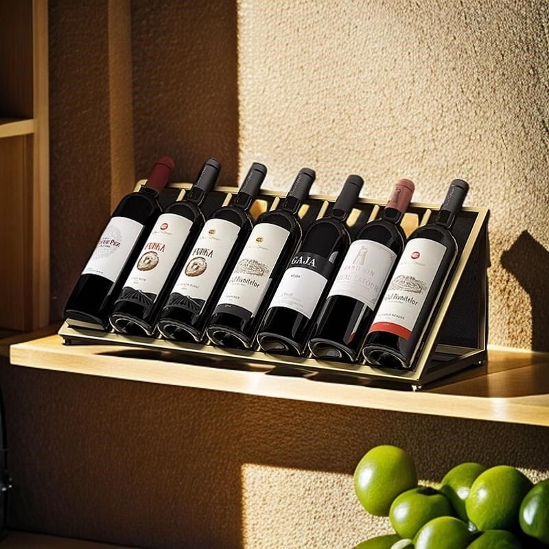 简约红酒架家用桌面斜放酒瓶架子创意葡萄酒柜摆件餐厅酒柜展示架