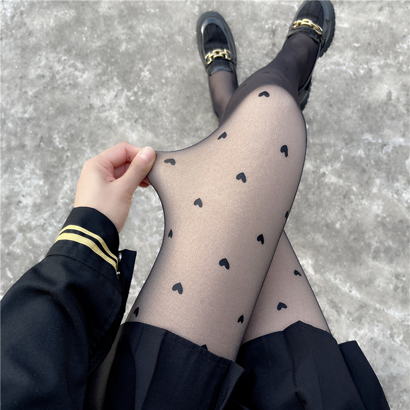 爱心丝袜女秋冬加绒加厚黑丝性感黑色光腿神器内搭裤冬季JK裤袜,女士内衣/男士内衣/家居服,连裤袜/打底袜,淘宝优惠券,粉丝福利购,淘宝优惠卷