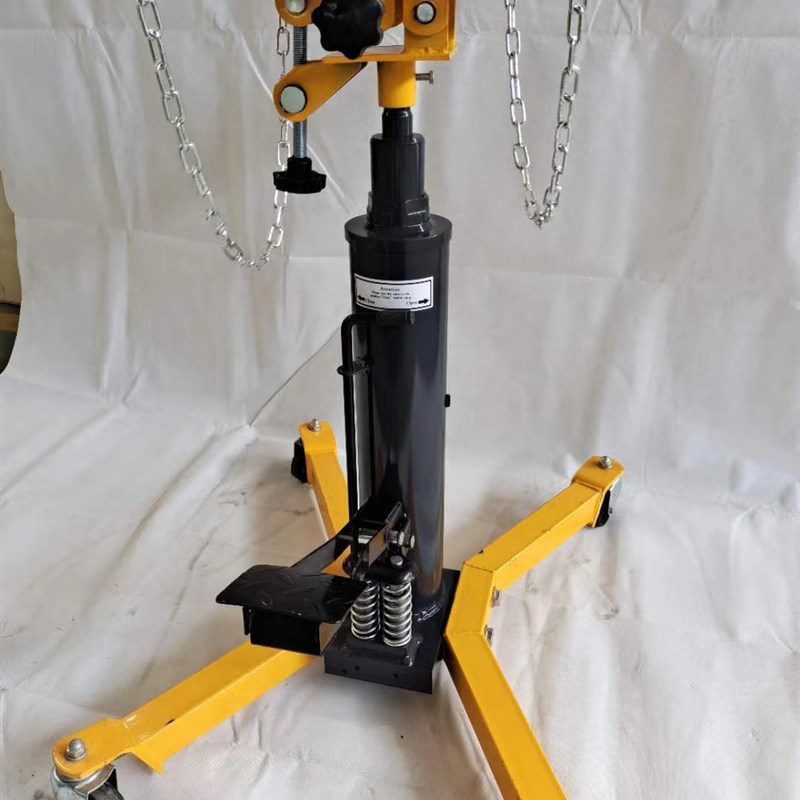 0.5T高位运送器 变速箱托架高位发动机运送架液压千斤顶波箱拖顶