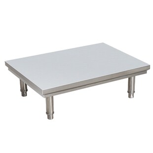 厨房不锈钢地台垫板台面防潮支架灶台地托操作台桌面单层加厚置物