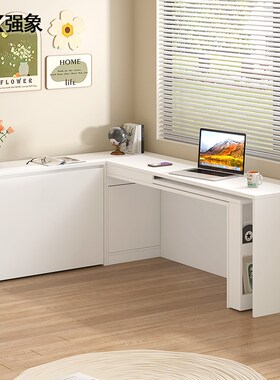 新款转角书桌午休折叠床单人床一体组合旋转双人电脑桌隐形床CH29
