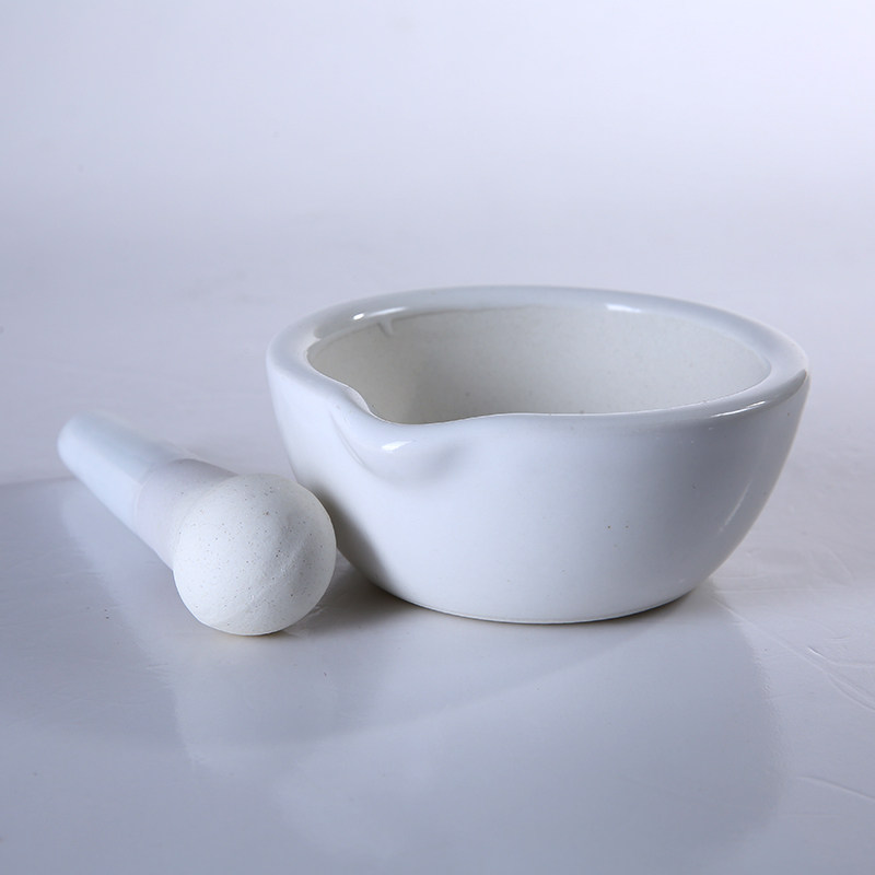 陶瓷研钵磨药器捣药器倒药研药碗药杵子药片研磨棒乳钵实验室家用
