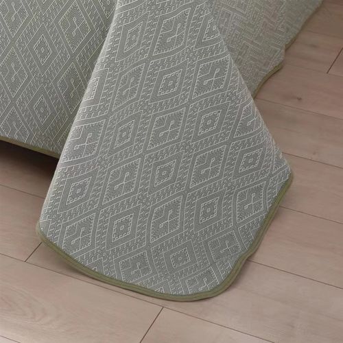 【加厚老粗布】床单提花加密纯棉凉席单人双人回字纹空调席三件套