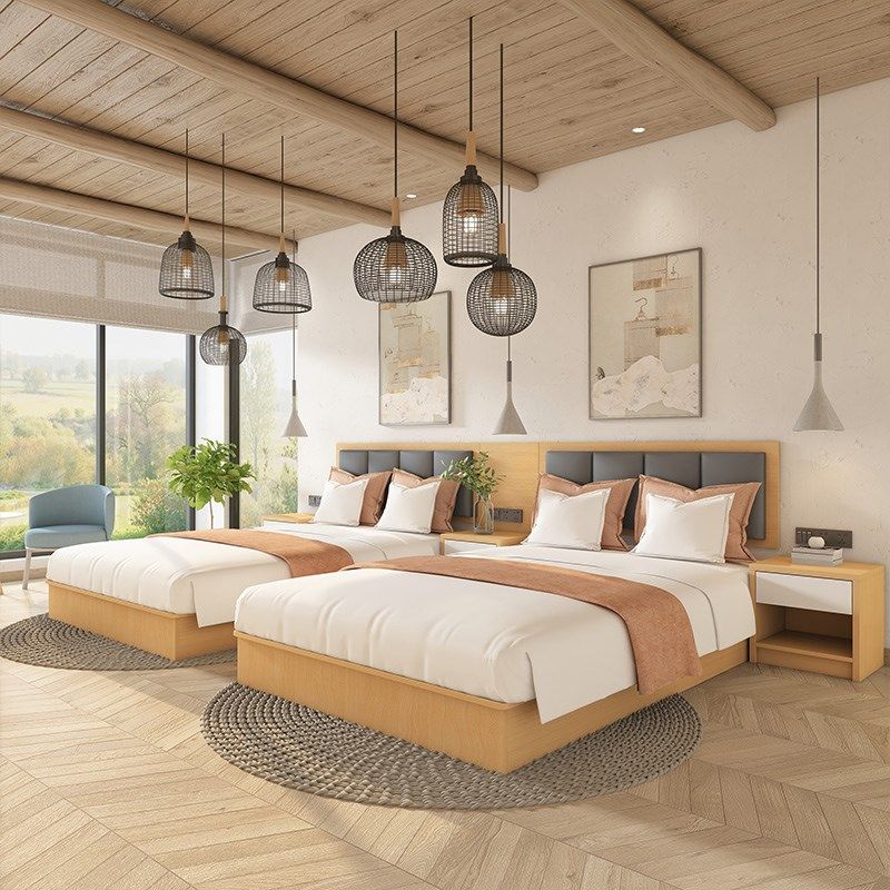 民宿家具标间全套定制公寓宾馆睡眠专用床酒店单间标间简约双人床,商业/办公家具,酒店单间/标间/成套家具,淘宝优惠券,粉丝福利购,淘宝优惠卷