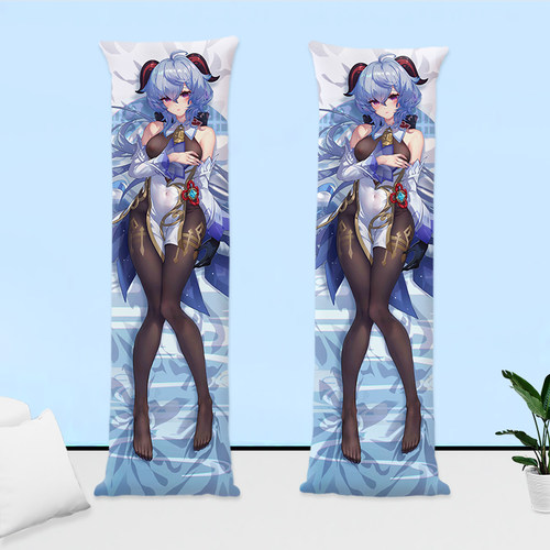 定制等身抱枕套 不含芯 卡通订制男士双面二次元周边原神蕾姆狂三