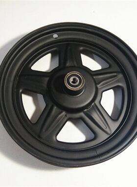 电动车自行车前轮钢圈轮毂简易款铝轮铁轮小鼓铁轮14*2.50铁轮毂