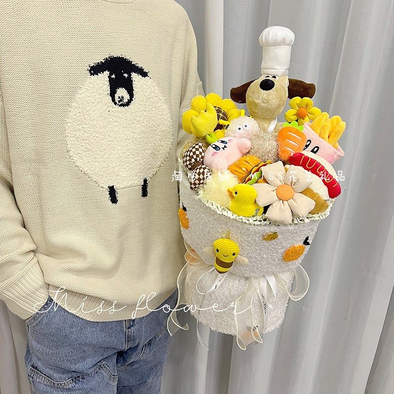 掌门狗星之卡比玩偶花束可爱创意毛绒公仔520儿童节礼物男友生日