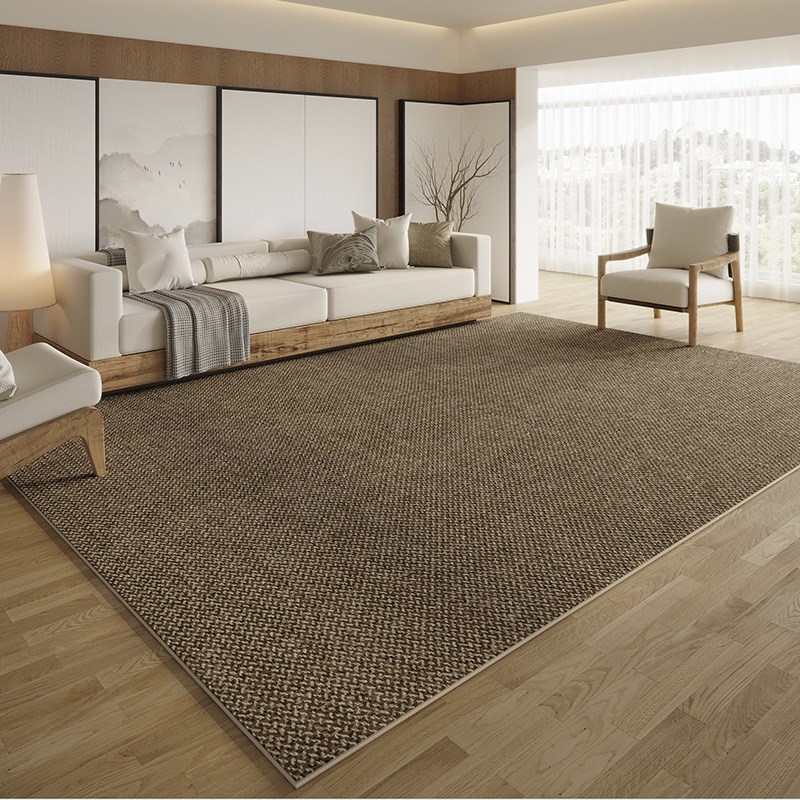 仿剑麻地毯客厅2024新款轻奢高级免洗可擦防水简约茶几卧室地垫