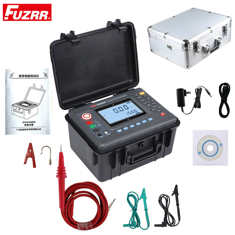 征能FR3045E数字绝缘测试仪高压绝缘直流电阻表ES3045兆欧表15KV
