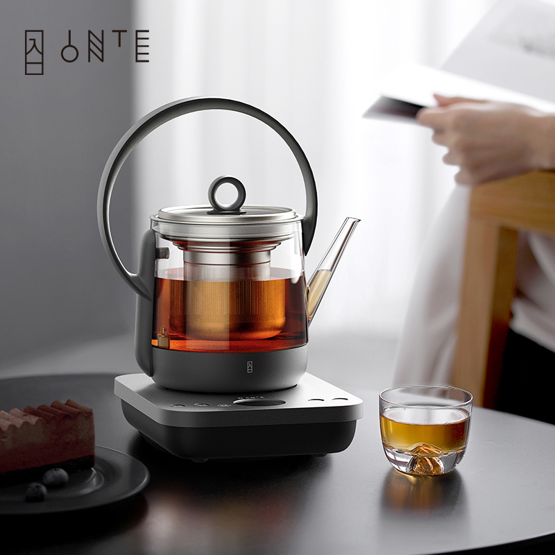 哲品入一静月提梁壶玻璃煮茶器全自动上水恒温静音烧水壶电热茶器