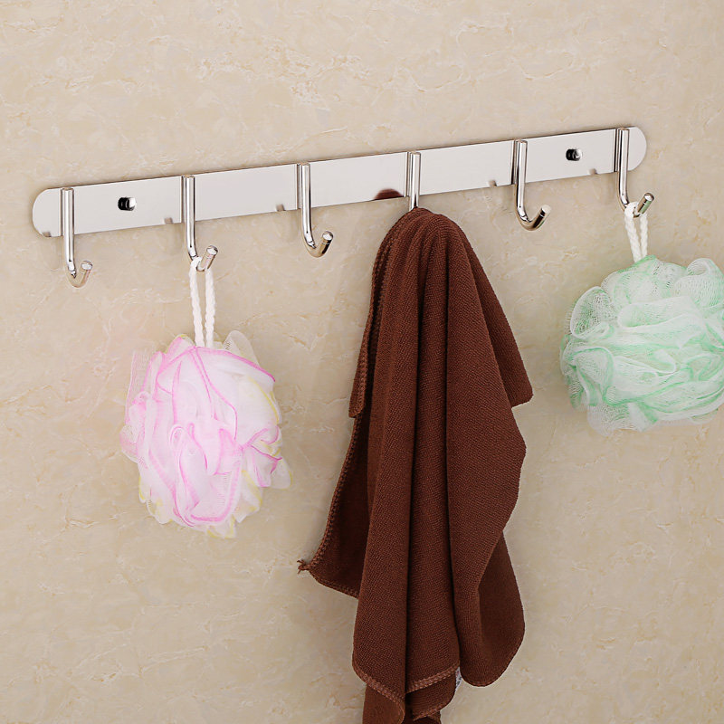 304不锈钢厨房墙上挂架挂杆置物架壁挂式 勺子铲子免打孔厨具挂钩