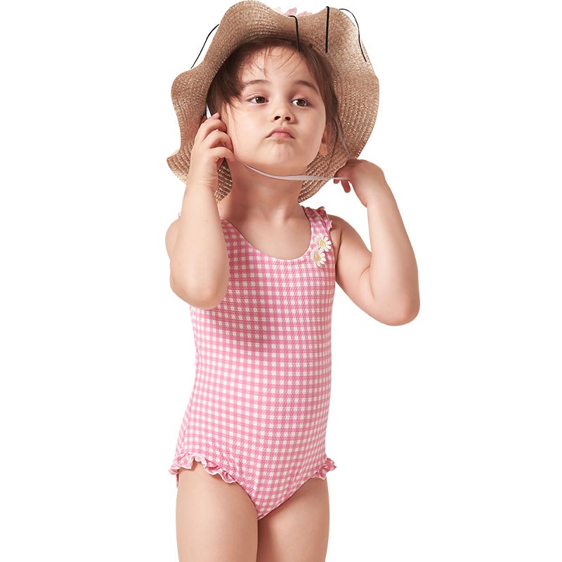 女童连身泳衣儿童泳衣婴幼儿泳衣宝宝中小童温泉度假儿童游泳衣