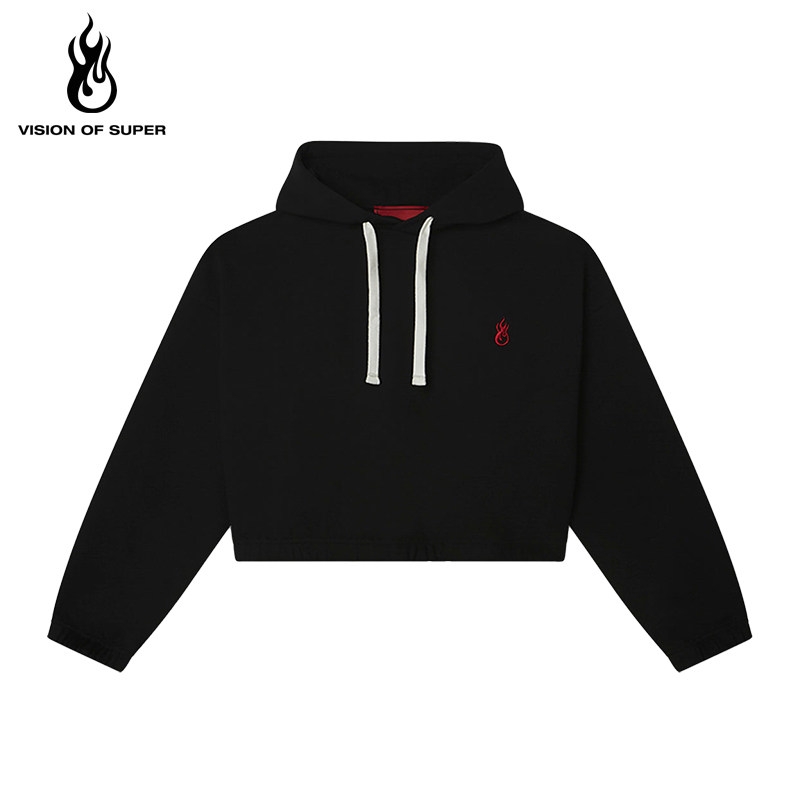 【秋冬新款】VOS潮搭宽松连帽套头休闲短款卫衣 VisionofSuper,女装/女士精品,卫衣/绒衫,淘宝优惠券,粉丝福利购,淘宝优惠卷