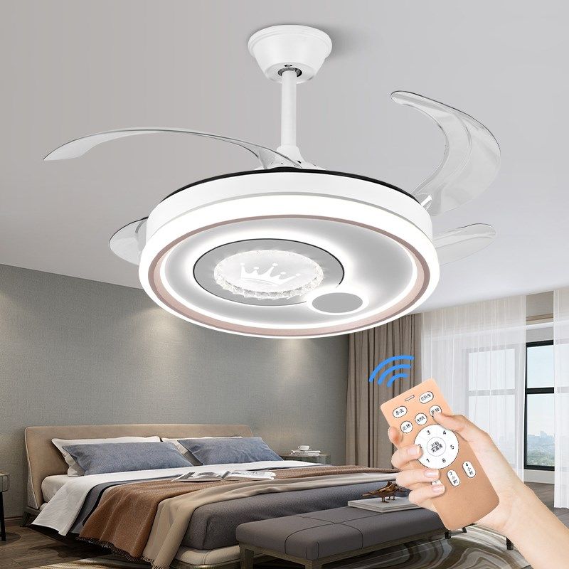 2023年新款隐形风扇灯现代简约吸顶家用变频吊扇灯餐厅卧室电扇灯,家装灯饰光源,风扇灯,淘宝优惠券,粉丝福利购,淘宝优惠卷