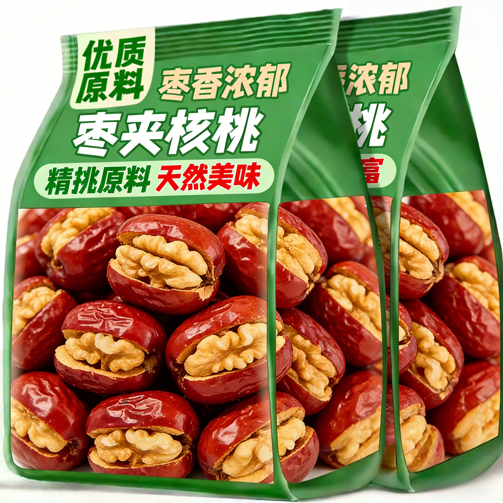 农科院枣夹核桃红枣特级新疆特产无核蜜饯果干健康小零食休闲食品