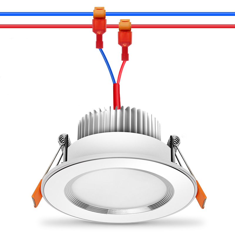 T型免破线接线器筒灯 射灯 吊顶灯 天花灯快接头灯具并线器分线器