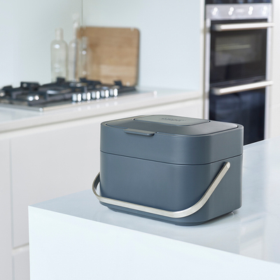 英国Joseph Joseph厨房家用厨余垃圾桶防异味带盖便携收纳杂物桶