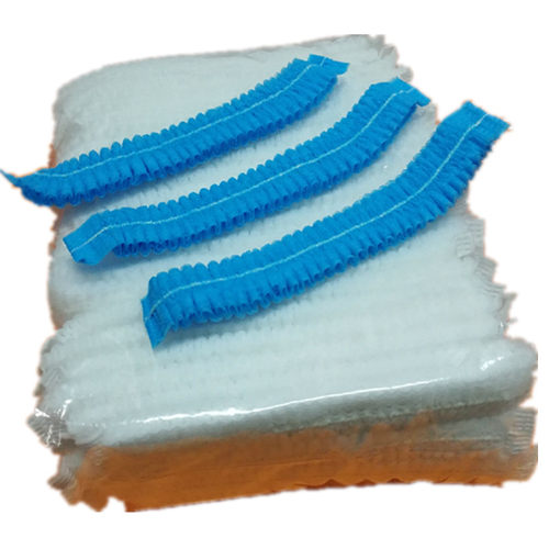 一次性防护帽透气工作防尘头罩无纺布条形帽发网帽厨房包邮100条