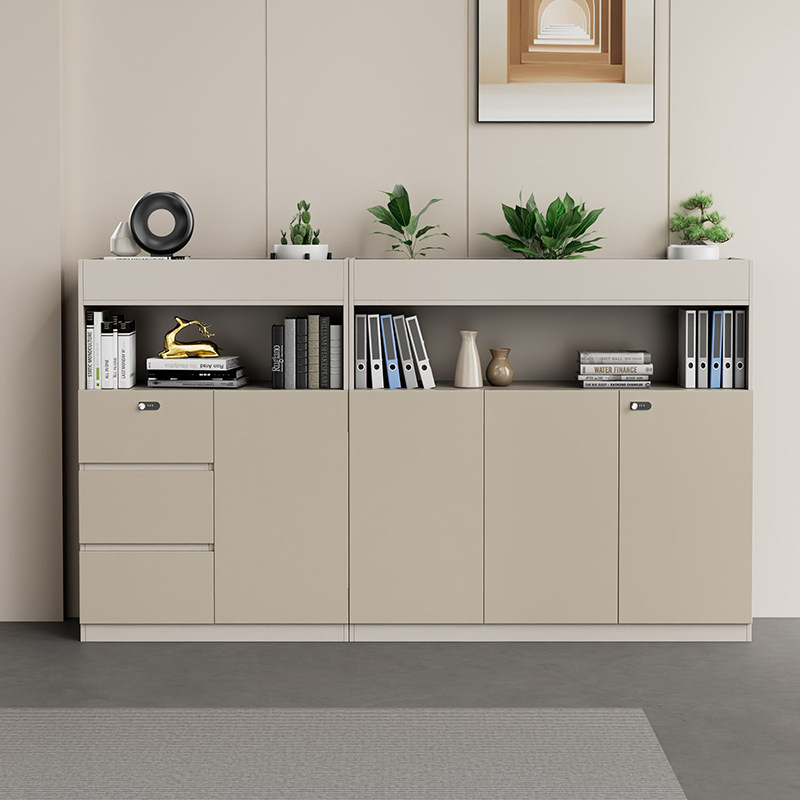 办公室抽屉柜带锁矮柜木质文件柜桌边柜移动柜子客厅储物柜收纳柜,商业/办公家具,办公茶水柜,淘宝优惠券,粉丝福利购,淘宝优惠卷