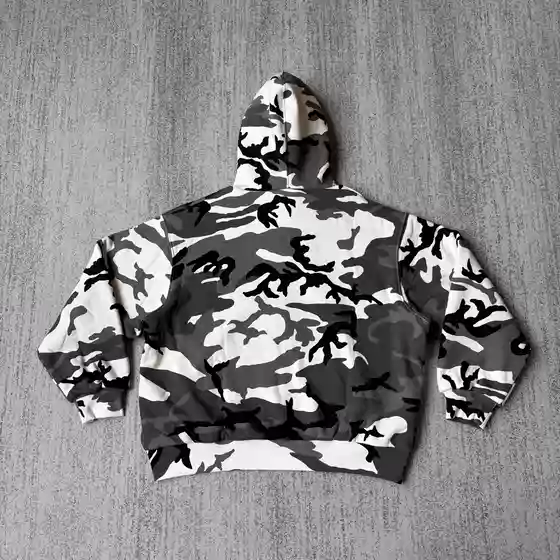 Double-Layer Zipper Letter Sweatshirt