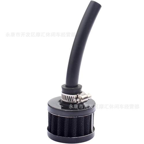 12MM迷你摩托卡丁GX160空气过滤器废气滤清器带油管196cc CT200U