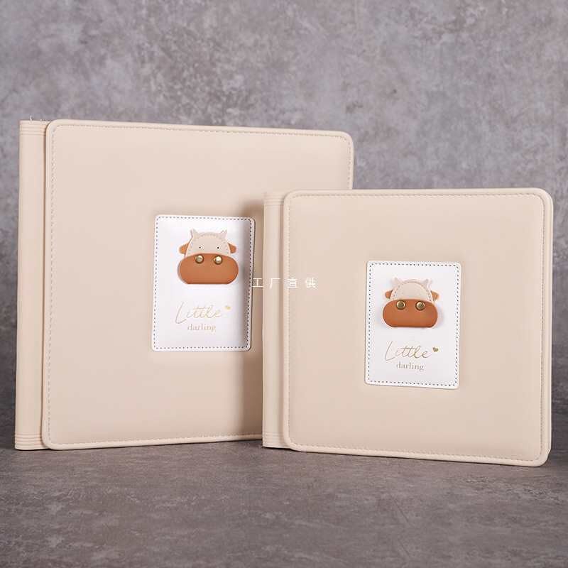 相册儿童照片书幼儿园毕业纪念册皮质制作牛宝宝成长个性影集