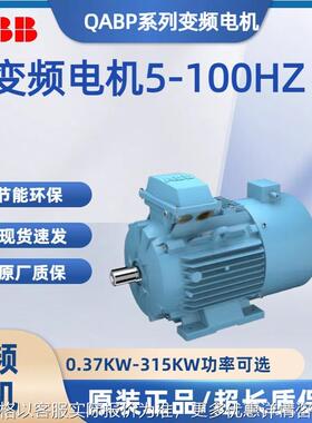 变频电机QABP IE2 4极三相异步电动机IC416 50HZ380V F级