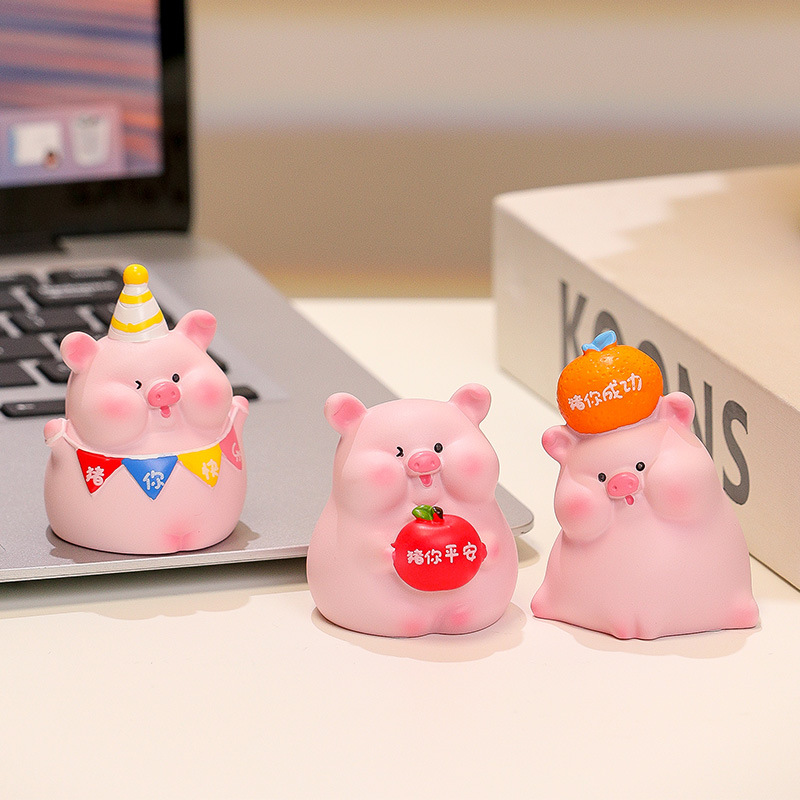 猪囡囡创意可爱摆件高级感小众礼