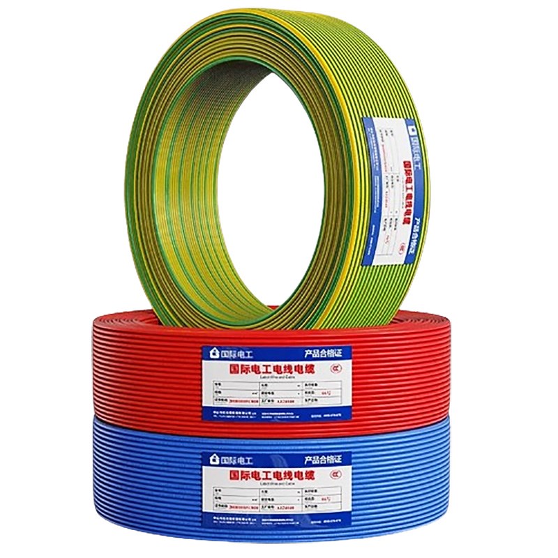 电线电缆国标 铜芯家用家装BV1.5/2.5/4/6/10平方铜线单芯硬电线