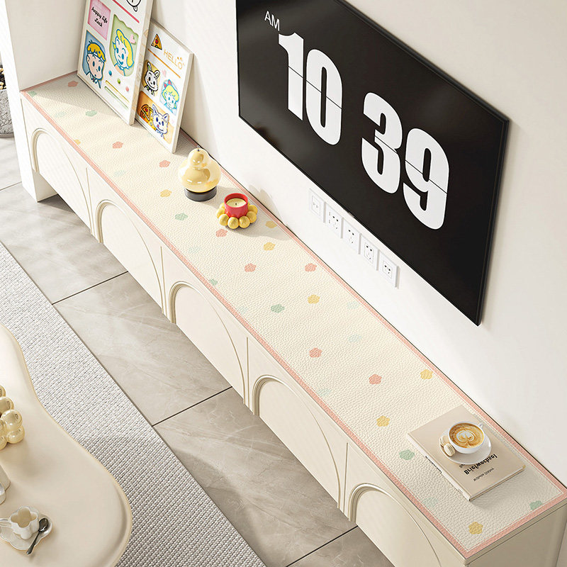 高级感电视柜桌垫轻奢台面保护垫餐边柜酒柜防油防水鞋柜防脏桌布,居家布艺,桌布,淘宝优惠券,粉丝福利购,淘宝优惠卷