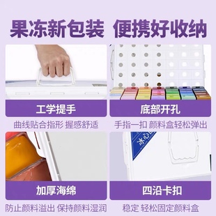 马蒂斯水粉颜料套装 纳米绘画初学者 美术生集训艺考联考专用果冻装
