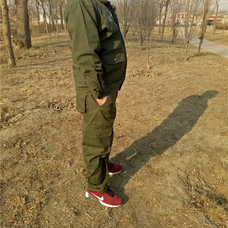 纯棉套装耐磨工作服秋冬款男女长袖加厚抗烫电焊服多口袋汽修工装,男装,工装制服,淘宝优惠券,粉丝福利购,淘宝优惠卷