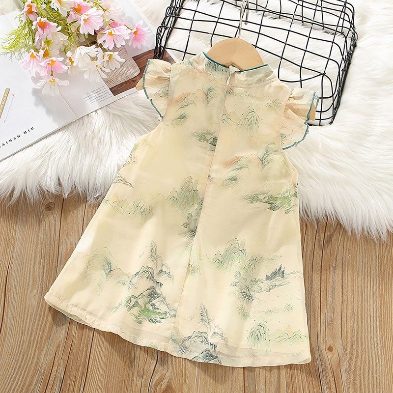 汉服女童2024新款夏季儿童旗袍裙子周岁礼服宝宝古风新中式演出服,童装/婴儿装/亲子装,唐装,淘宝优惠券,粉丝福利购,淘宝优惠卷