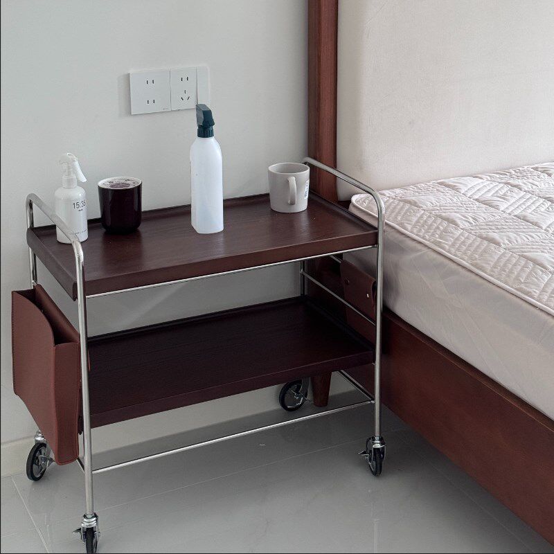 实木沙发边几可移动带轮小推车小户型客厅茶几边桌边柜角几置物架,住宅家具,移动边几/推车,淘宝优惠券,粉丝福利购,淘宝优惠卷