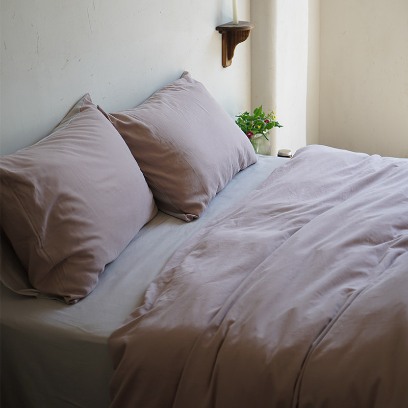 云缇秋冬水洗哑光磨毛四件套纯棉拼色手感超柔床单被套床上用品,床上用品,床品套件/四件套/多件套,淘宝优惠券,粉丝福利购,淘宝优惠卷