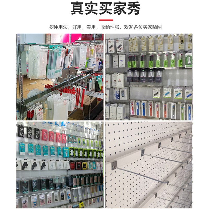 卡2.5卡口方管挂钩2.5cm地摊货架方管钩黑白挂钩摆摊横梁商品挂钩