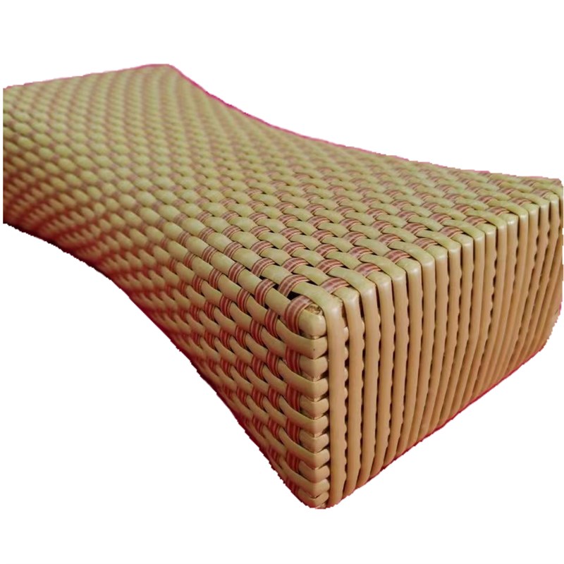 pe夏凉枕镂空透气颈椎枕仿藤编藤编包邮空心汗蒸浴池保健枕