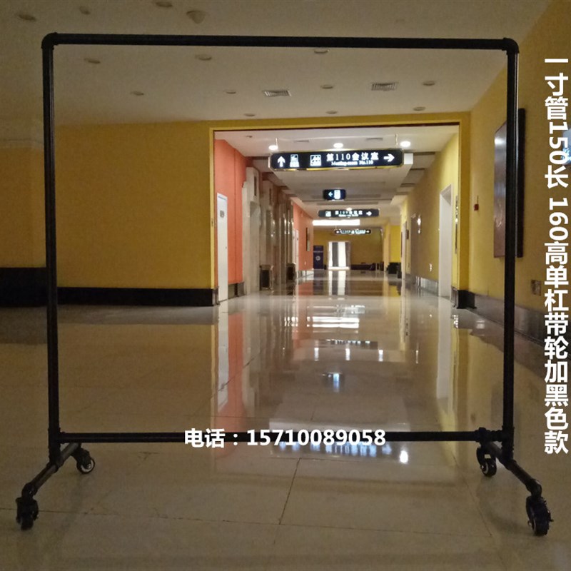 服装展示架龙门复古衣帽单杠双杠夜市落地镀锌水管摆摊晾衣架包邮