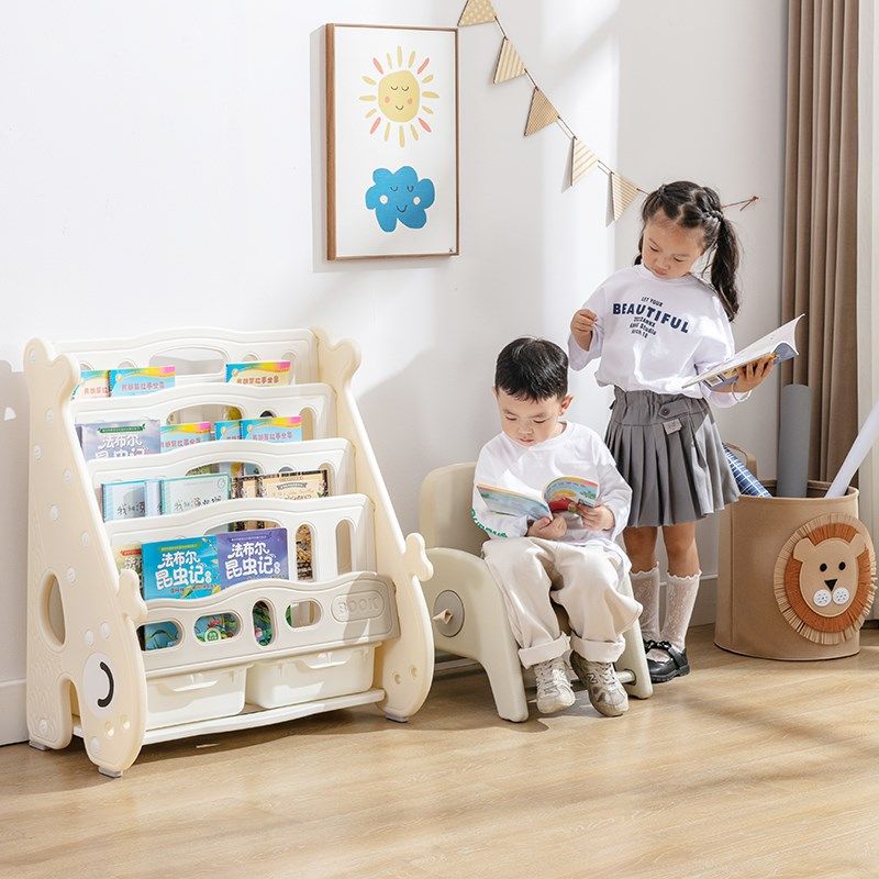 nanx南希儿童绘本架宝宝简易储物架读书整理收纳架幼儿阅读收纳盒,住宅家具,儿童储物架/收纳架,淘宝优惠券,粉丝福利购,淘宝优惠卷