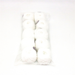 凭证会计装订线账本账簿装订白棉线手工针线档案线绳细线10卷价